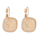 Square Earrings -  Smoke
